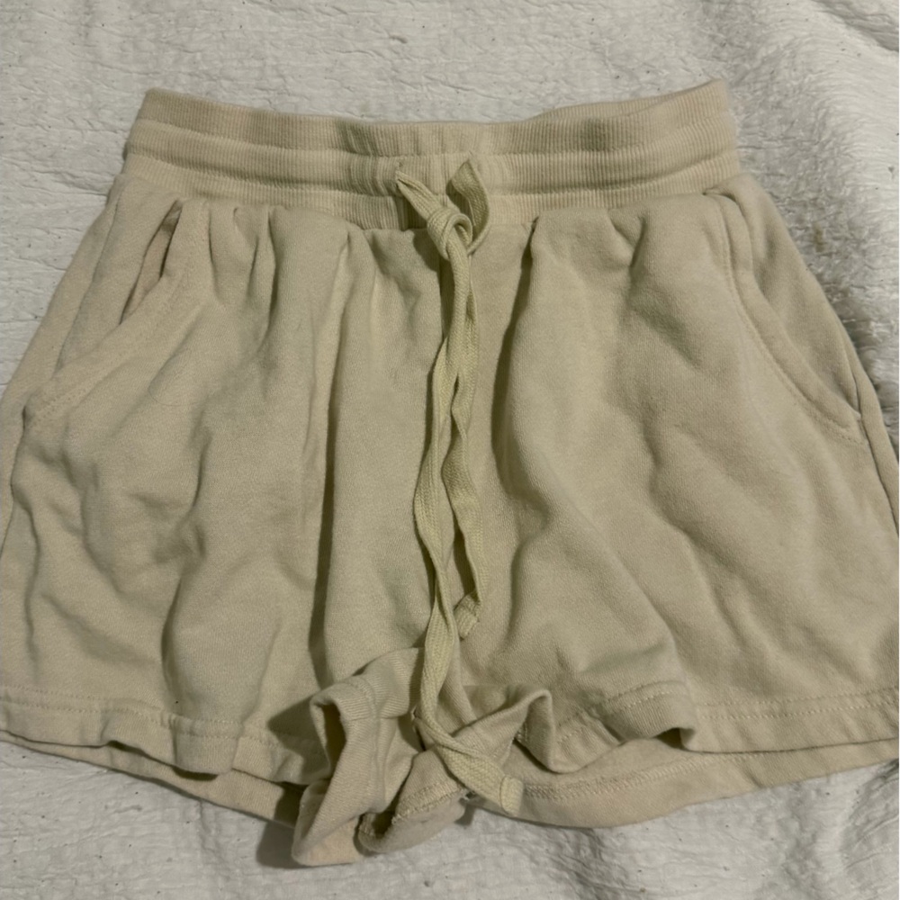 Target Women's High Waist Tan Shorts